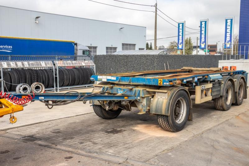 VANHOOL CONTAINER AANHANGER - Kablio/ Skip loader priekaba: foto 1 VANHOOL CONTAINER AANHANGER - Kablio/ Skip loader priekaba: foto 1