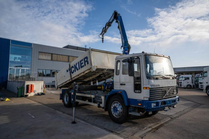 Volvo FL 619 - PK 9501 - Savivartis sunkvežimis, Sunkvežimis su kranu: foto 2 Volvo FL 619 - PK 9501 - Savivartis sunkvežimis, Sunkvežimis su kranu: foto 2