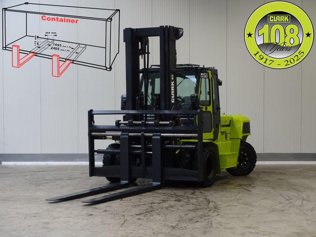 Clark C80D900 - TRIPLEX - NEU - Dyzelinis krautuvas: foto 1 Clark C80D900 - TRIPLEX - NEU - Dyzelinis krautuvas: foto 1
