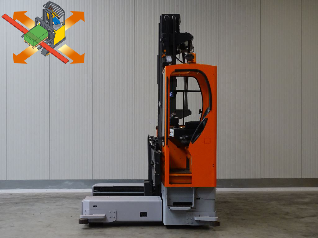 Hubtex MQ40 - TRIPLEX - Šakinis krautuvas su privažiavimu iš keturių pusių: foto 1 Hubtex MQ40 - TRIPLEX - Šakinis krautuvas su privažiavimu iš keturių pusių: foto 1
