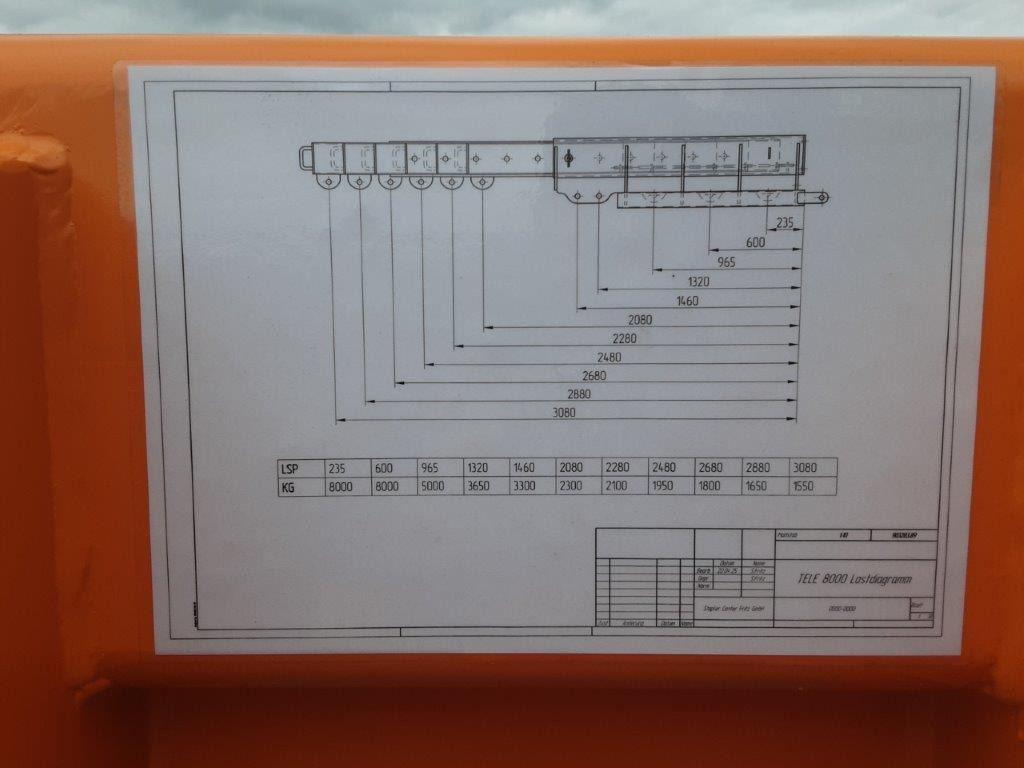 SAGO Teleskopkran 8000/ LSP 600 - NEU - Kranas: foto 3 SAGO Teleskopkran 8000/ LSP 600 - NEU - Kranas: foto 3