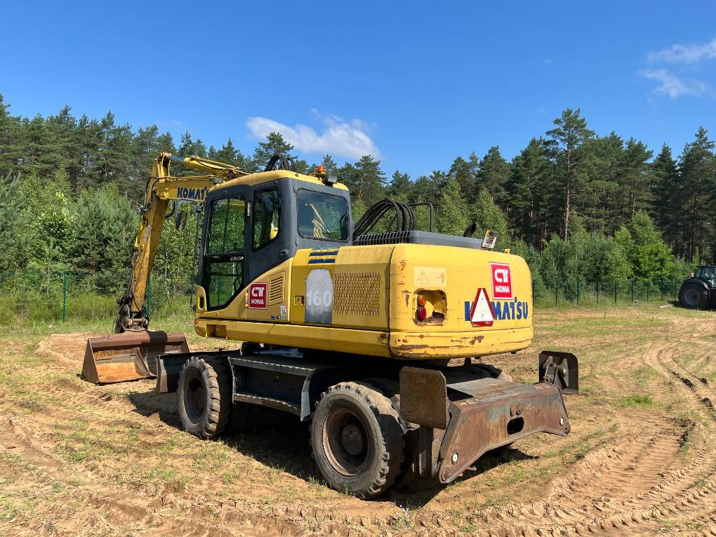Komatsu PW 160-7 - Ratinis ekskavatorius: foto 4 Komatsu PW 160-7 - Ratinis ekskavatorius: foto 4
