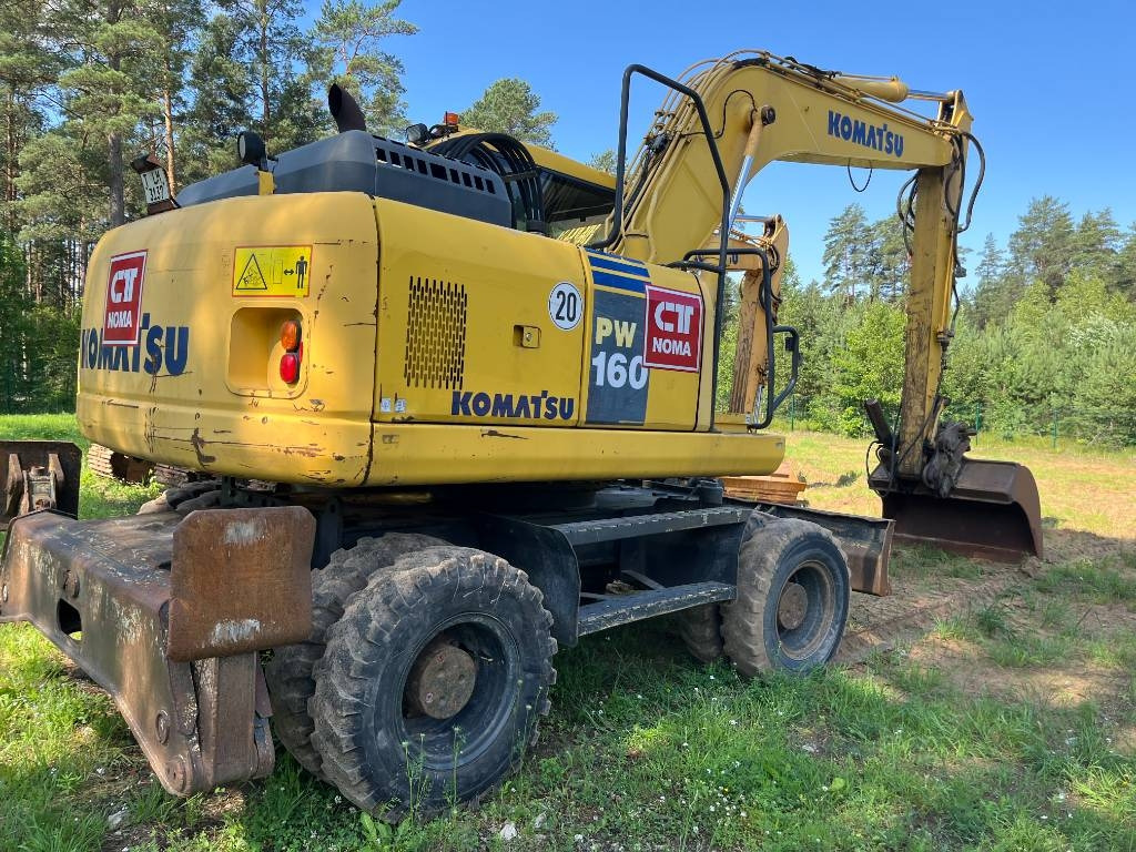 Komatsu PW 160-7 - Ratinis ekskavatorius: foto 5 Komatsu PW 160-7 - Ratinis ekskavatorius: foto 5