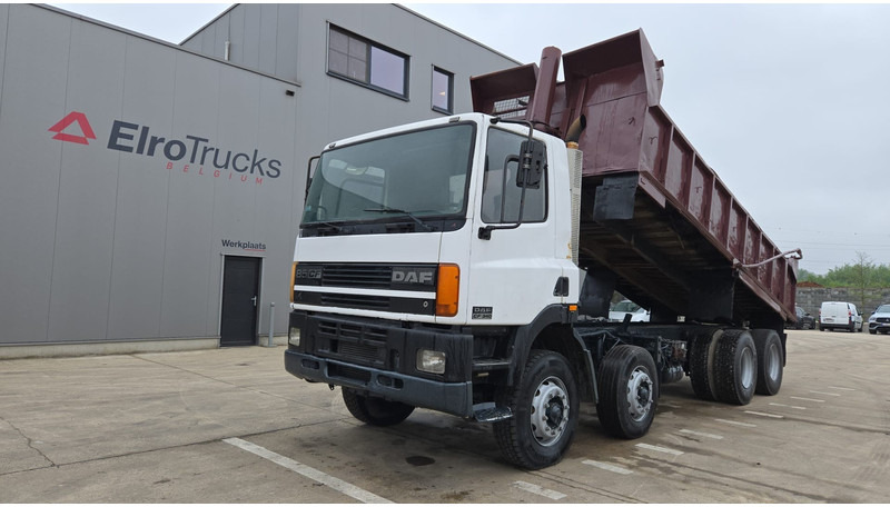DAF 85 CF 340 (EURO 2 / MANUAL PUMP / STEEL SUSP. / POSSIBLE AS CHASSIS / 8X4) - Savivartis sunkvežimis: foto 1 DAF 85 CF 340 (EURO 2 / MANUAL PUMP / STEEL SUSP. / POSSIBLE AS CHASSIS / 8X4) - Savivartis sunkvežimis: foto 1