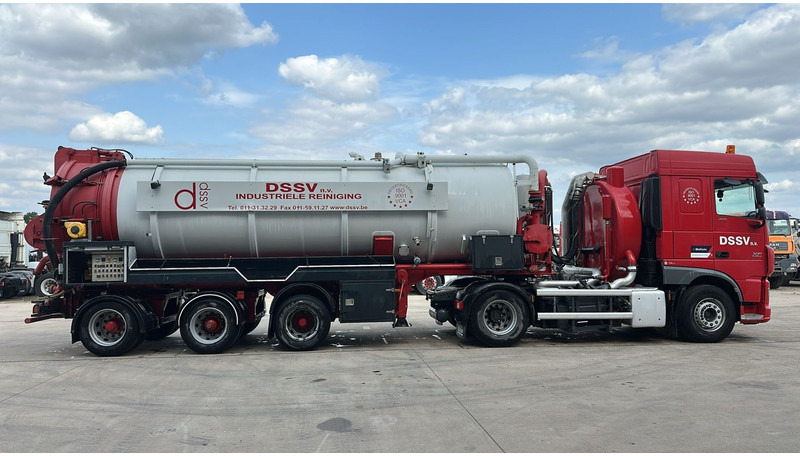 DAF XF 460 (17500L / IPSAM VACUUM + HIGH PRESSURE / BELGIAN TRUCK + TRAILER / TOP CONDITION) - Asenizatorius: foto 4 DAF XF 460 (17500L / IPSAM VACUUM + HIGH PRESSURE / BELGIAN TRUCK + TRAILER / TOP CONDITION) - Asenizatorius: foto 4