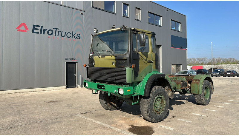 Iveco Magirus 110 - 16 (4X4 / 57000 KM / LAMES / GRAND PONT / 6 CYLINDRES EN LIGNE !! / MANUAL PUMP) - Važiuoklės sunkvežimis: foto 1 Iveco Magirus 110 - 16 (4X4 / 57000 KM / LAMES / GRAND PONT / 6 CYLINDRES EN LIGNE !! / MANUAL PUMP) - Važiuoklės sunkvežimis: foto 1