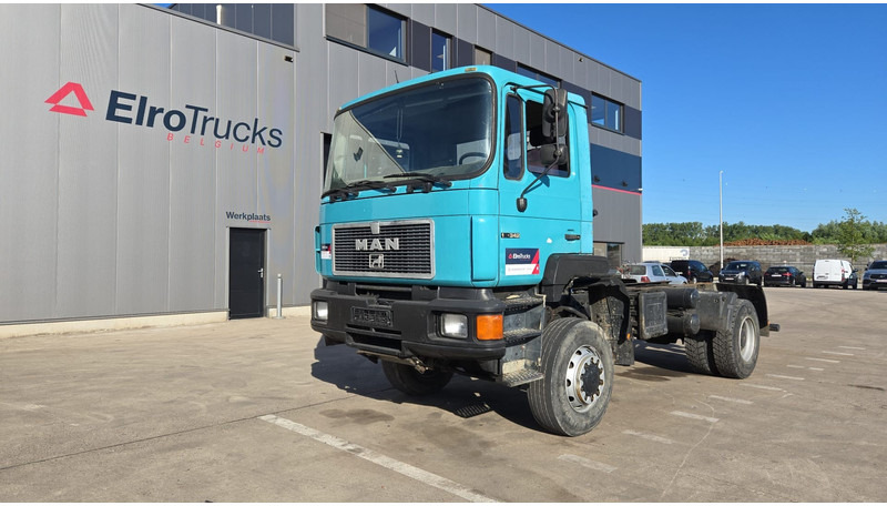 MAN 19.342 (4X4 / ALLRAD / AUXILAIRY / EURO 2 / FULL STEEL SUSP. / LAMES) - Važiuoklės sunkvežimis: foto 1 MAN 19.342 (4X4 / ALLRAD / AUXILAIRY / EURO 2 / FULL STEEL SUSP. / LAMES) - Važiuoklės sunkvežimis: foto 1