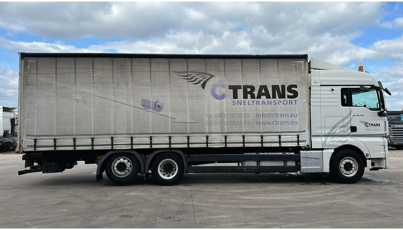 MAN TGX 26.400 (EURO 6 / 6X2 / LIFT / HAYON / BELGIAN TRUCK / GUTE ZUSTAND !! / 8.40 BOX LENGTH) - Tentinis sunkvežimis: foto 4 MAN TGX 26.400 (EURO 6 / 6X2 / LIFT / HAYON / BELGIAN TRUCK / GUTE ZUSTAND !! / 8.40 BOX LENGTH) - Tentinis sunkvežimis: foto 4