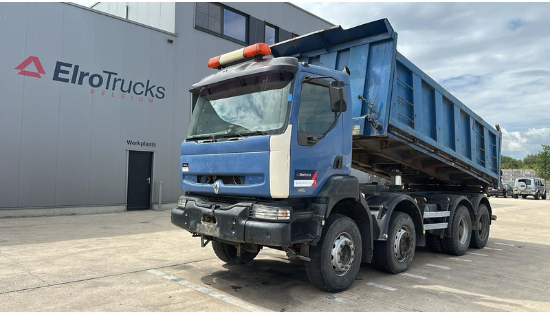 Renault KERAX 420 (BOITE MANUELLE / MANUAL GEARBOX / LAMES / GRAND PONT / GRAND BENNE) - Savivartis sunkvežimis: foto 1 Renault KERAX 420 (BOITE MANUELLE / MANUAL GEARBOX / LAMES / GRAND PONT / GRAND BENNE) - Savivartis sunkvežimis: foto 1