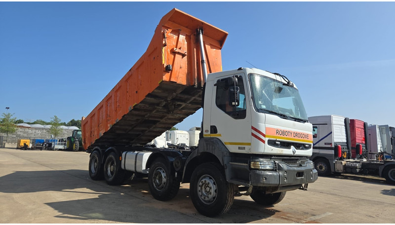 Renault Kerax 370 (PARFAIT ETAT / LAMES / GRAND PONT / BOITE MANUELLE / TRES BON !!) - Savivartis sunkvežimis: foto 3 Renault Kerax 370 (PARFAIT ETAT / LAMES / GRAND PONT / BOITE MANUELLE / TRES BON !!) - Savivartis sunkvežimis: foto 3