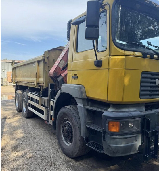 MAN 33/364 6x6 - Savivartis sunkvežimis, Sunkvežimis su kranu: foto 1 MAN 33/364 6x6 - Savivartis sunkvežimis, Sunkvežimis su kranu: foto 1