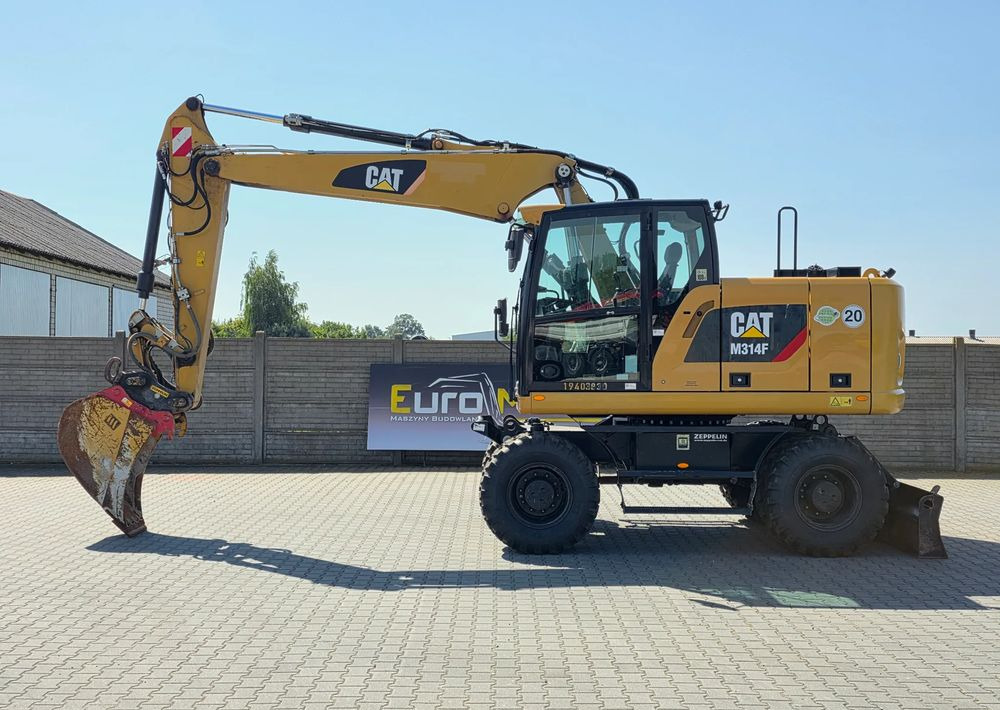 Caterpillar M314F, 2019 ROK, 3300 MTH, OIL QUICK OQ 65 - Ratinis ekskavatorius: foto 2 Caterpillar M314F, 2019 ROK, 3300 MTH, OIL QUICK OQ 65 - Ratinis ekskavatorius: foto 2