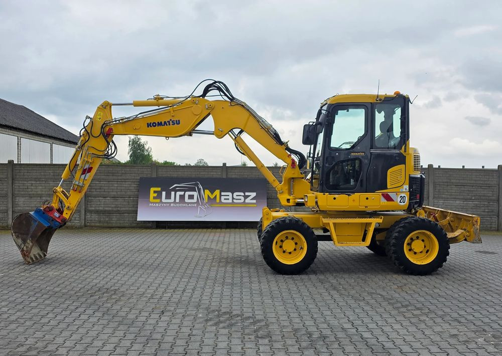 Komatsu PW 98MR-8, 2017 ROK, 5200 MTH, BEZ DPF i ADBLUE - Ratinis ekskavatorius: foto 3 Komatsu PW 98MR-8, 2017 ROK, 5200 MTH, BEZ DPF i ADBLUE - Ratinis ekskavatorius: foto 3