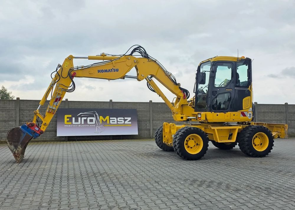 Komatsu PW 98MR-8, 2017 ROK, 5200 MTH, BEZ DPF i ADBLUE - Ratinis ekskavatorius: foto 2 Komatsu PW 98MR-8, 2017 ROK, 5200 MTH, BEZ DPF i ADBLUE - Ratinis ekskavatorius: foto 2