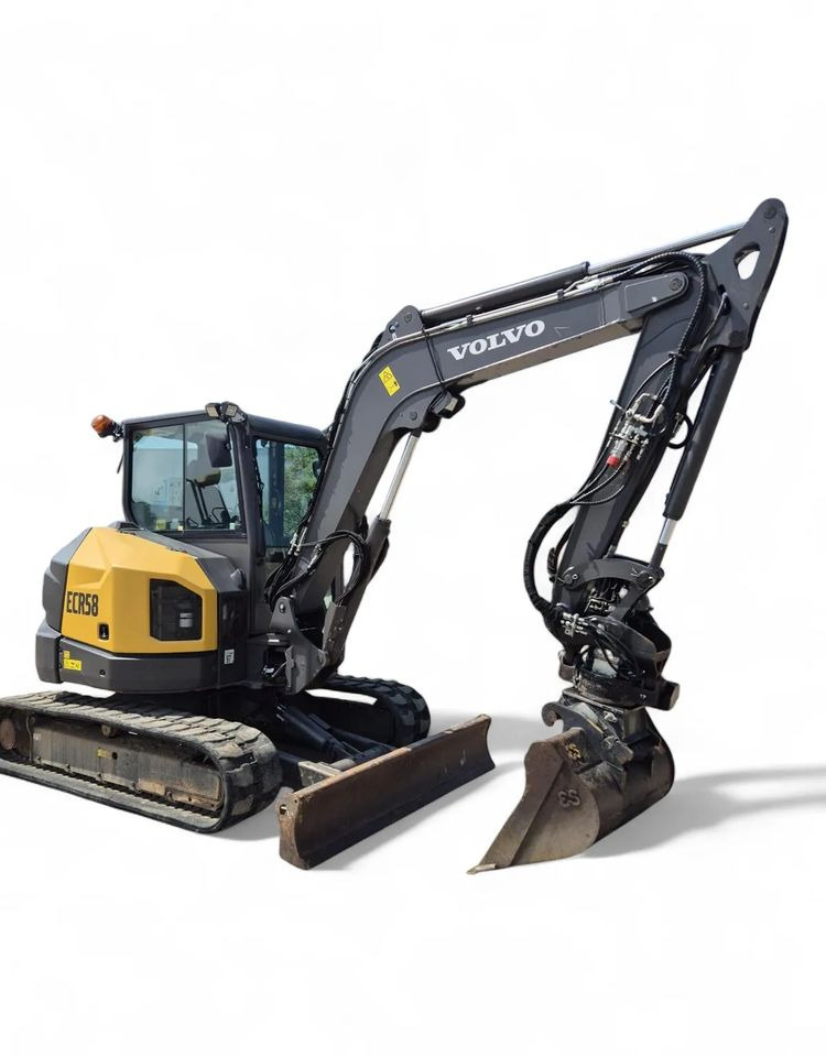 Volvo ECR 58F, 2021 ROK, GŁOWICA STEELWRIST, 2 ŁYŻKI - Mini ekskavatorius: foto 2 Volvo ECR 58F, 2021 ROK, GŁOWICA STEELWRIST, 2 ŁYŻKI - Mini ekskavatorius: foto 2