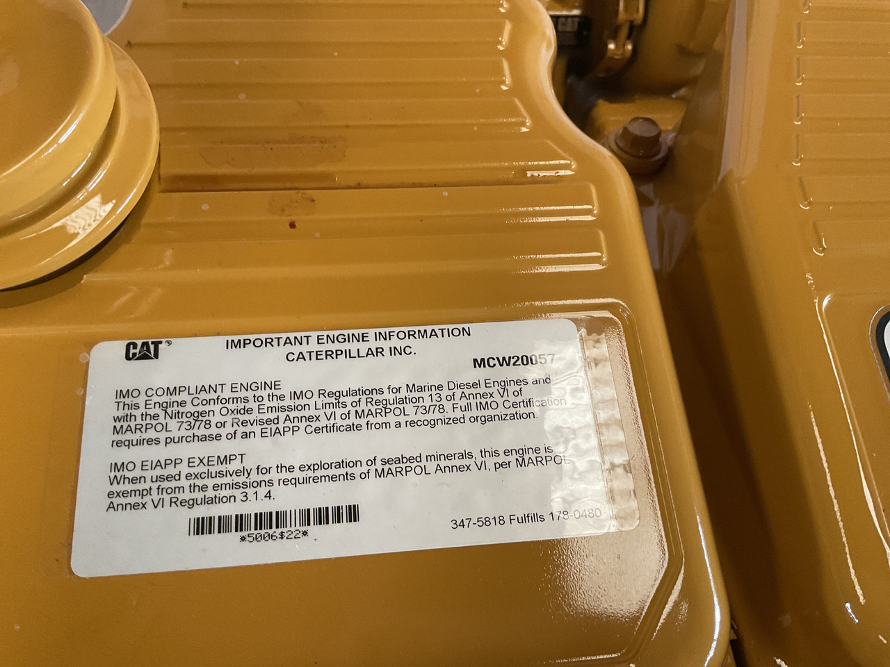 Caterpillar C15 Acert - Variklis: foto 3 Caterpillar C15 Acert - Variklis: foto 3