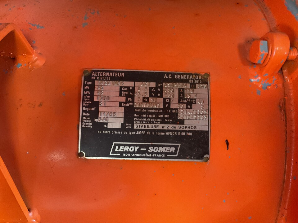 Deutz F5L912, 45KVA generator set. Low hours - Elektrinis generatorius: foto 3 Deutz F5L912, 45KVA generator set. Low hours - Elektrinis generatorius: foto 3