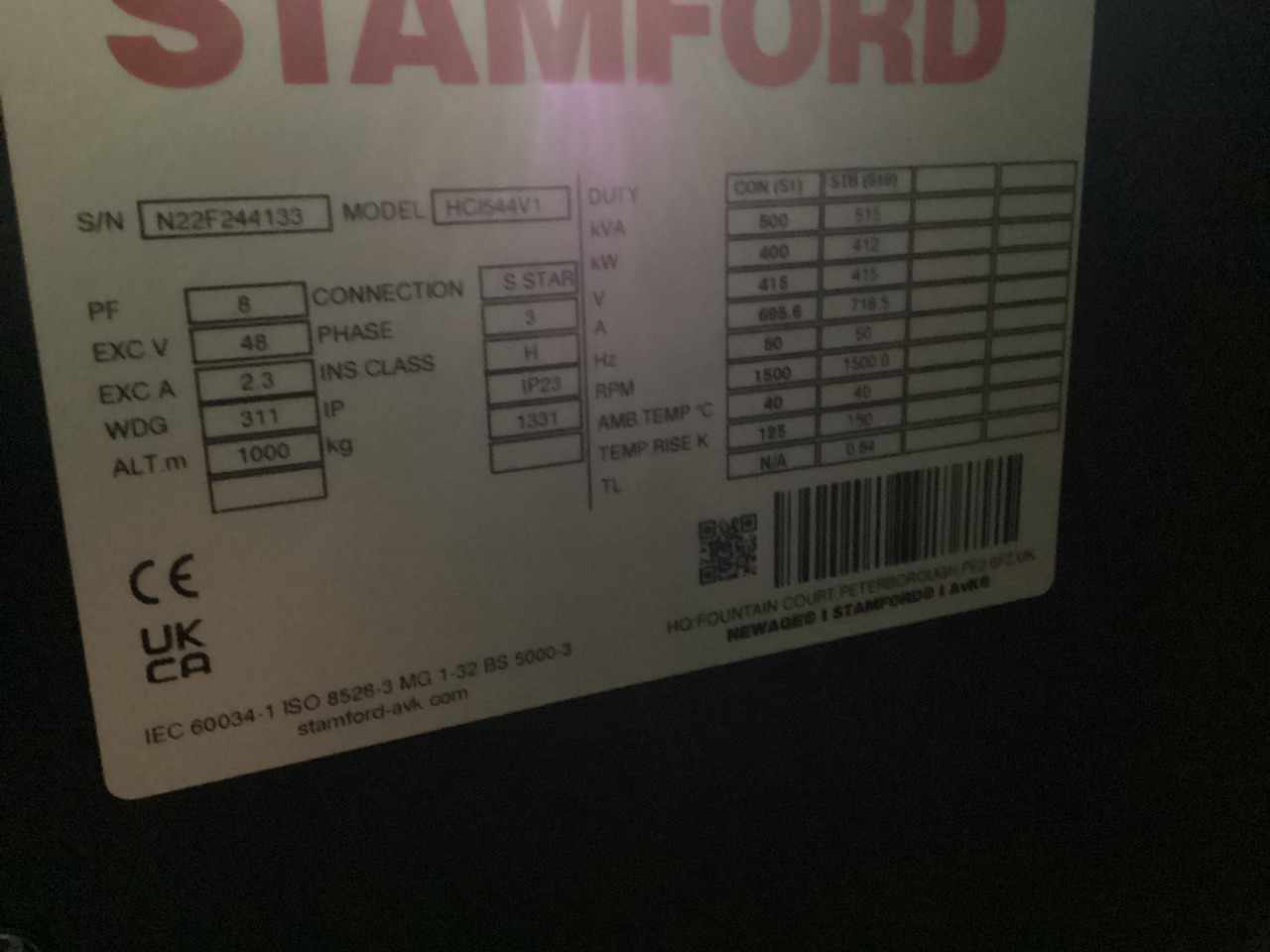 Volvo 515KVA generatorset Kohler. Brand New. - Elektrinis generatorius: foto 5 Volvo 515KVA generatorset Kohler. Brand New. - Elektrinis generatorius: foto 5