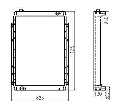 KOMATSU PC220-7, PC220-7LC, PC230-7LC, PC230-7, PC230NHD-7, PC210NCL-7, PC240NLC-7, PC200LL-7 - Radiatorius - Ekskavatorius: foto 4 KOMATSU PC220-7, PC220-7LC, PC230-7LC, PC230-7, PC230NHD-7, PC210NCL-7, PC240NLC-7, PC200LL-7 - Radiatorius - Ekskavatorius: foto 4