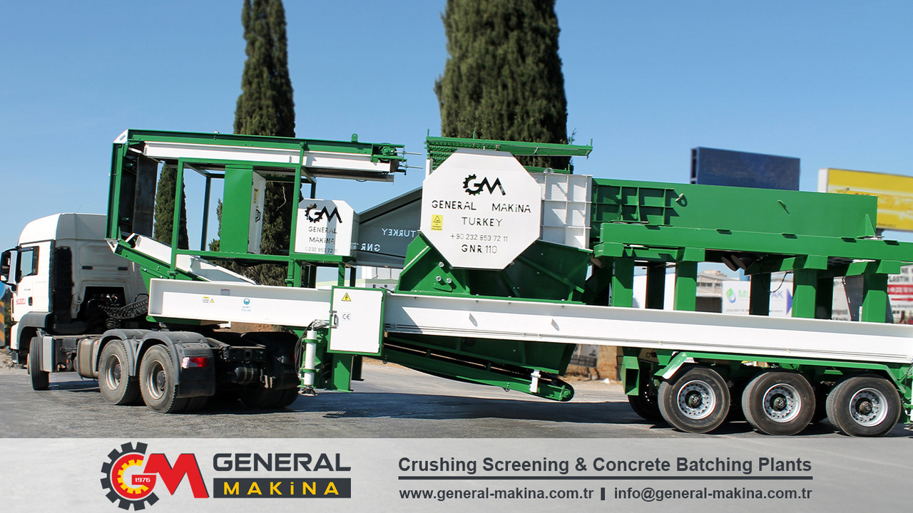 Nauja Žandikaulio trupintuvas GENERAL MAKİNA Mobile Crushing System With Jaw Crusher: foto 6