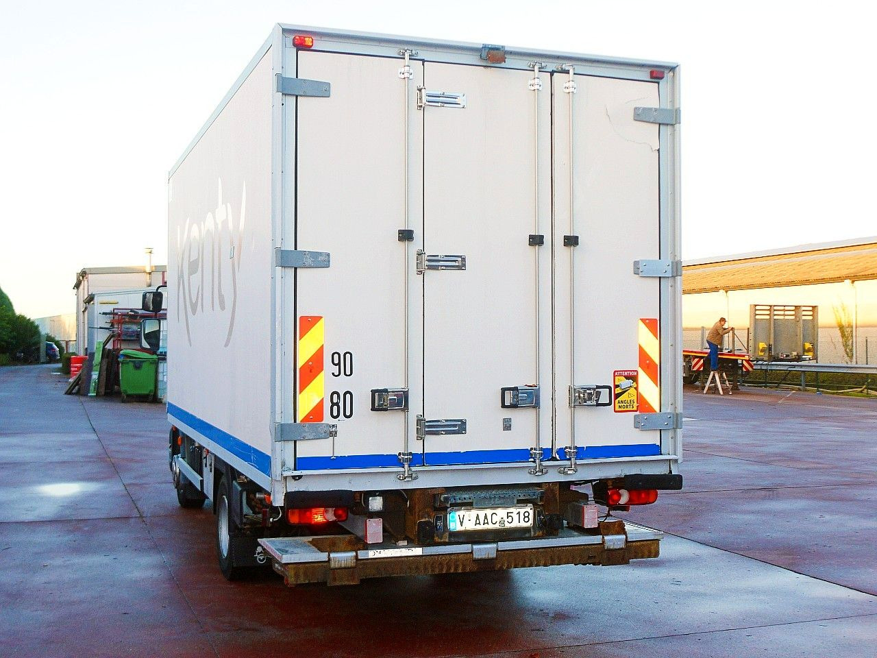 Refrižeratorius sunkvežimis DAF LF 45.160 ISOTHERM KOFFER LADEBORDWAND: foto 7