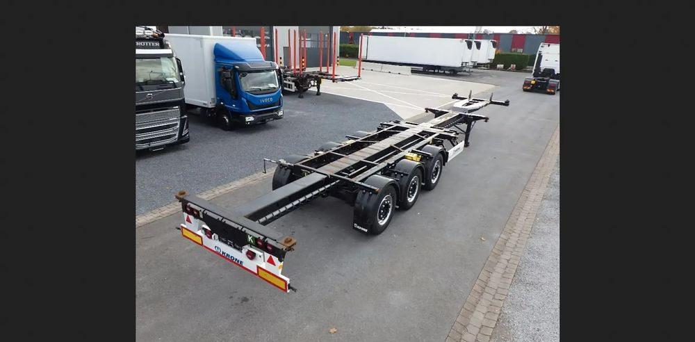 Krone Podkontenerowa - Konteineris-vežimus/ Sukeisti kūną puspriekabė: foto 1 Krone Podkontenerowa - Konteineris-vežimus/ Sukeisti kūną puspriekabė: foto 1