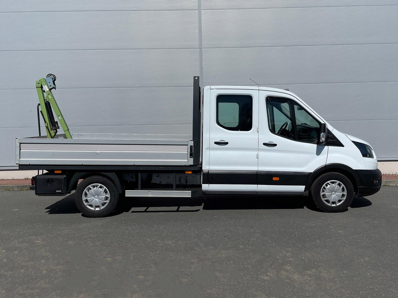 Ford Transit V363 Pritsche L3 DOKA KRAN TEMPOMAT AHK - Bortinis automobilis, Komercinis automobilis su dviguba kabina: foto 5 Ford Transit V363 Pritsche L3 DOKA KRAN TEMPOMAT AHK - Bortinis automobilis, Komercinis automobilis su dviguba kabina: foto 5
