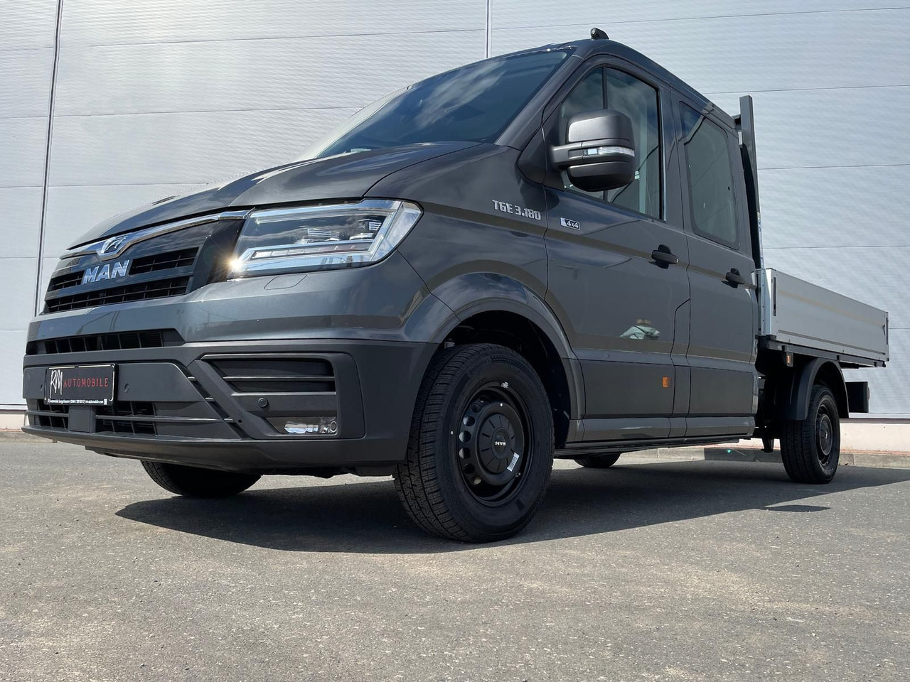 Bortinis automobilis, Komercinis automobilis su dviguba kabina MAN TGE 3.180 Pritsche DOKA MR 4x4 ACC LED DIFF-SPER: foto 31
