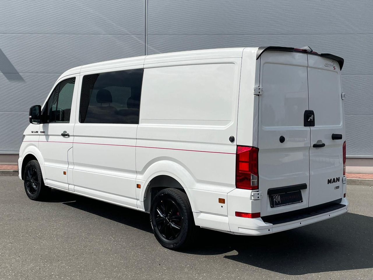 Krovininis mikroautobusas, Komercinis automobilis su dviguba kabina MAN TGE 3.200 L3H2 MIXTO 4x4 Individual S ACC STHZ: foto 8