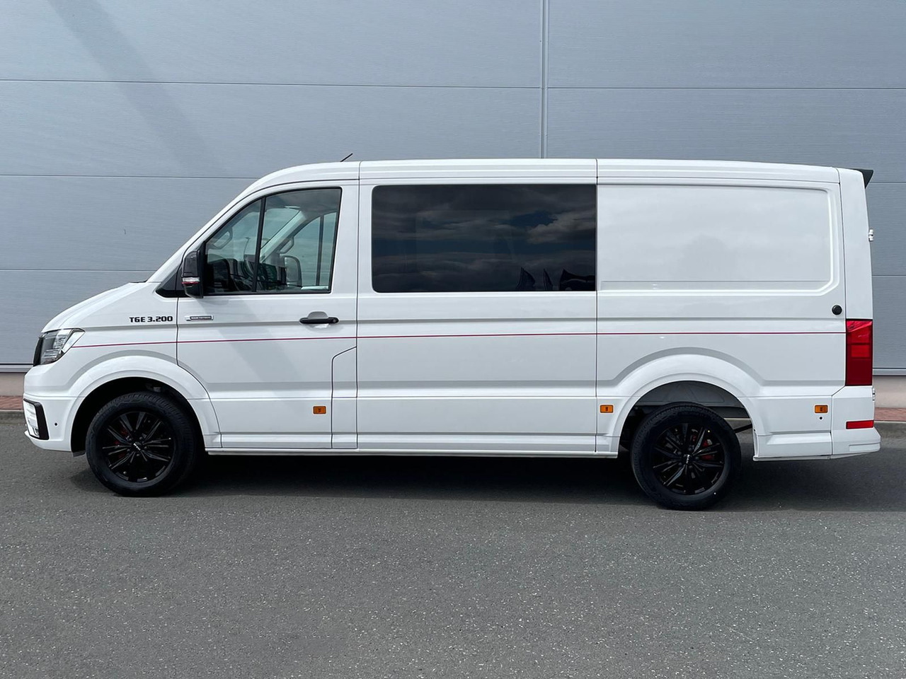 Krovininis mikroautobusas, Komercinis automobilis su dviguba kabina MAN TGE 3.200 L3H2 MIXTO 4x4 Individual S ACC STHZ: foto 6
