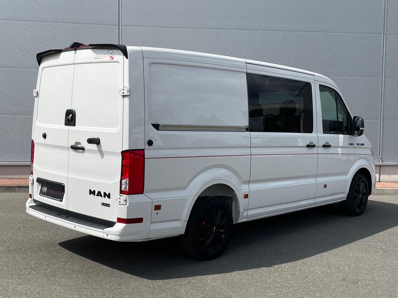 Krovininis mikroautobusas, Komercinis automobilis su dviguba kabina MAN TGE 3.200 L3H2 MIXTO 4x4 Individual S ACC STHZ: foto 7