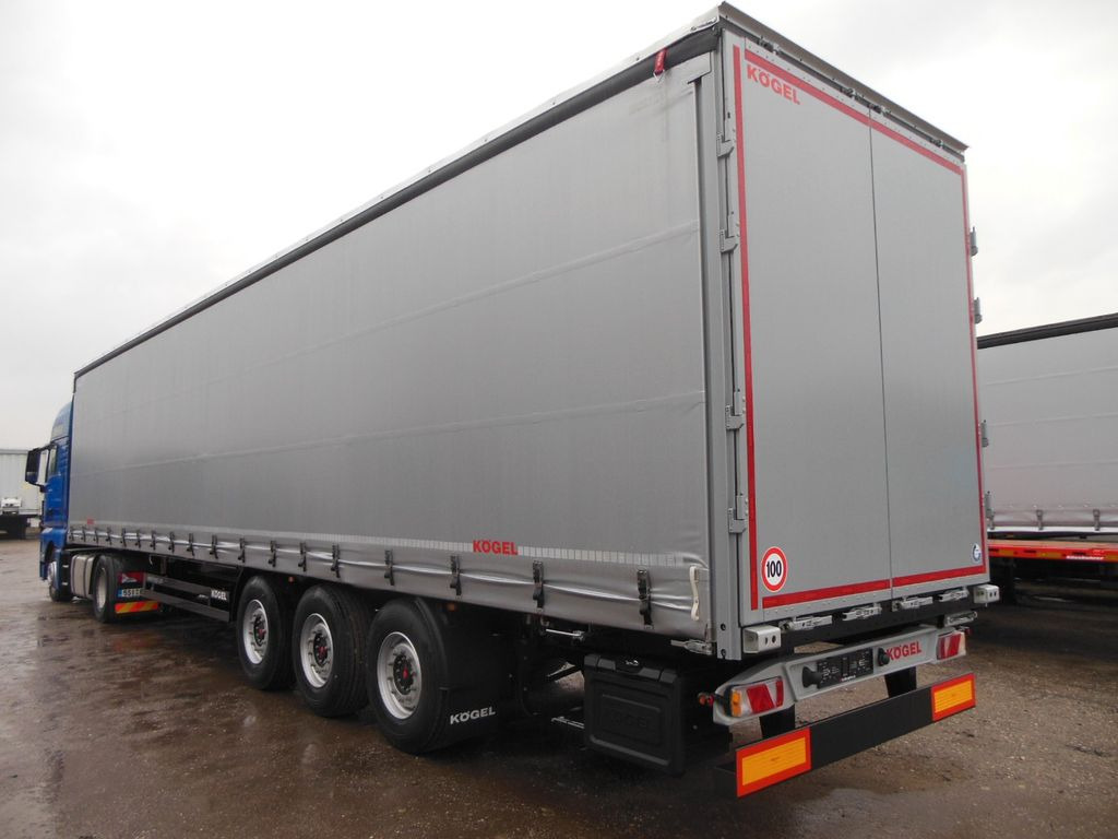 Kögel SN 24, LIFT ACHSE, SAF, AM LAGER - SOFORT - Tentinė puspriekabė: foto 1 Kögel SN 24, LIFT ACHSE, SAF, AM LAGER - SOFORT - Tentinė puspriekabė: foto 1