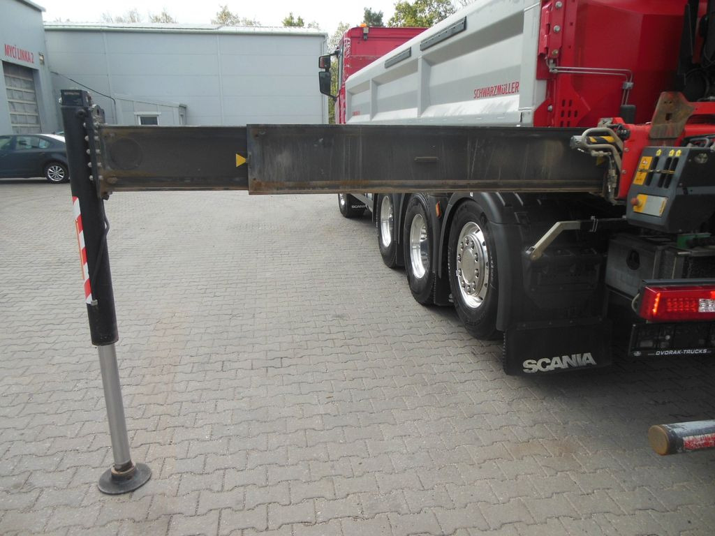 Sunkvežimis su kranu, Savivartis sunkvežimis Scania R 580,8X4,KIPPER,BORDMATIC,PALFINGER PK 19.001: foto 15