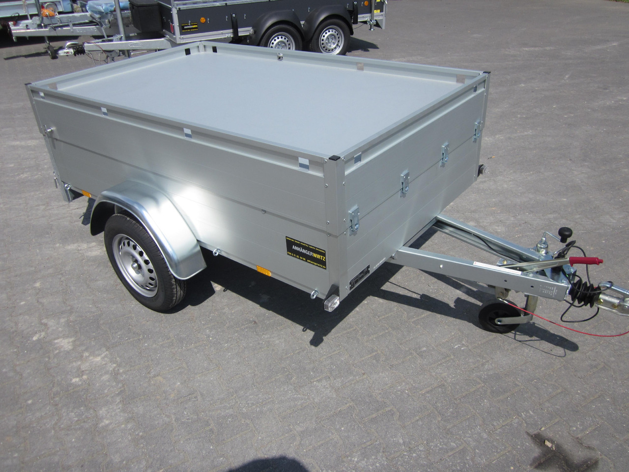 ALUBOXX Deckelanhänger GTB 1200 HT 251x126x48cm (S) 1160kg - Automobilinė priekaba: foto 2 ALUBOXX Deckelanhänger GTB 1200 HT 251x126x48cm (S) 1160kg - Automobilinė priekaba: foto 2