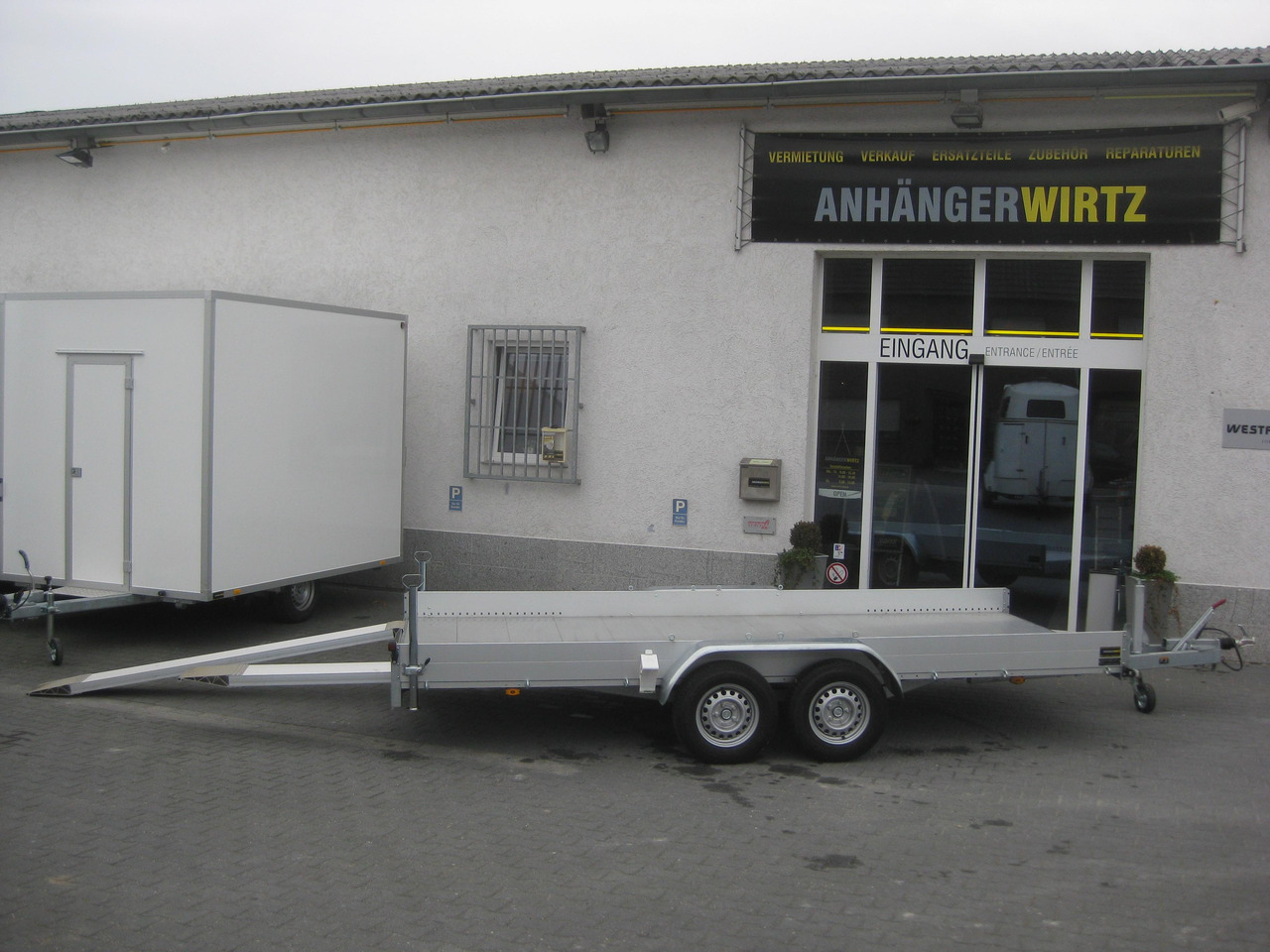 Anssems Transporter AMT 2500 440x190x18cm Aluboden Alurampen Seilwinde 2500kg Modell 22 - Platforminė/ Bortinė priekaba: foto 5 Anssems Transporter AMT 2500 440x190x18cm Aluboden Alurampen Seilwinde 2500kg Modell 22 - Platforminė/ Bortinė priekaba: foto 5