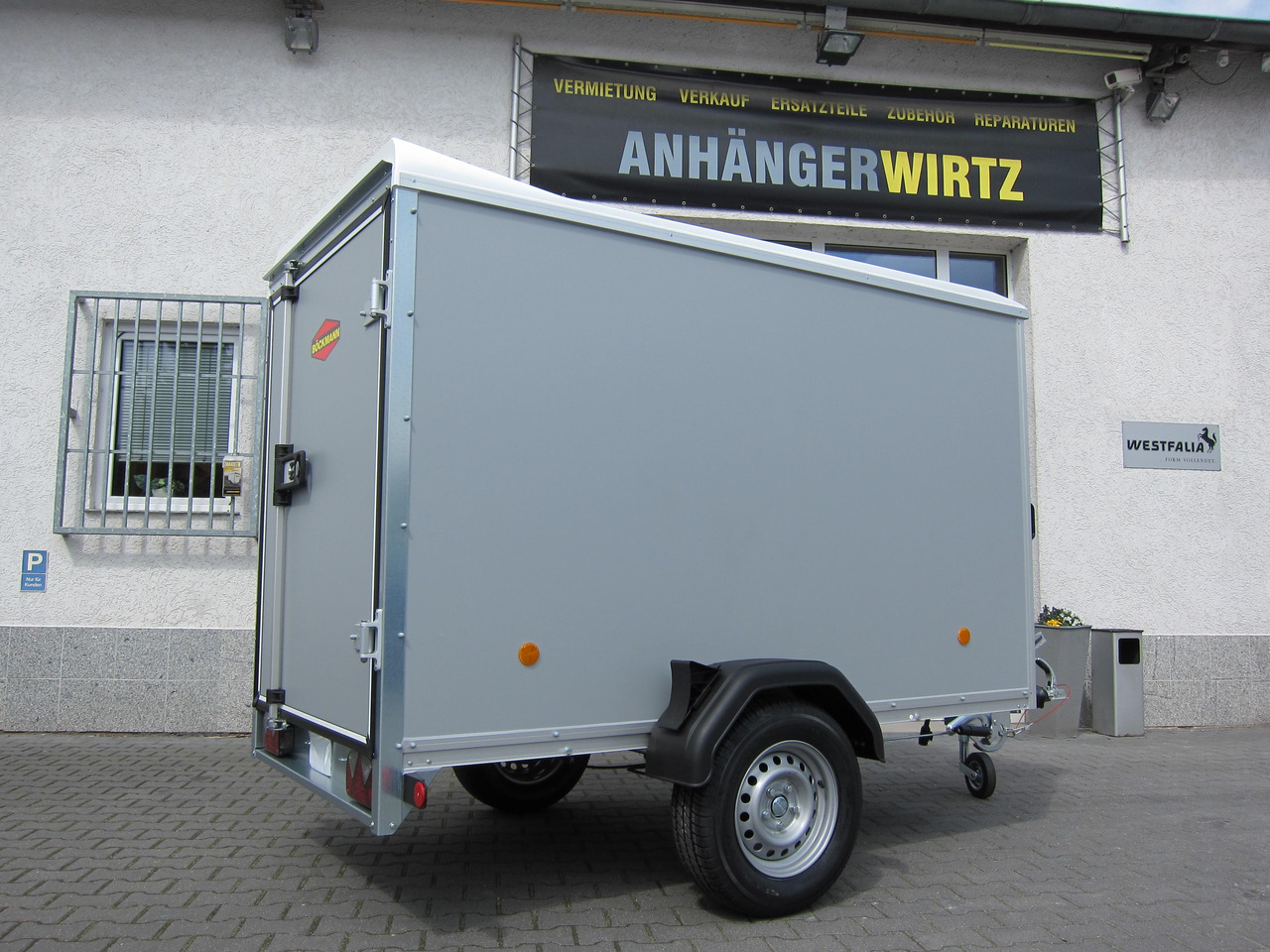 Furgonas priekaba Böckmann Koffer KT 2513/135 251x130x152cm grau (S) 1350kg AKTION Modell 24: foto 7