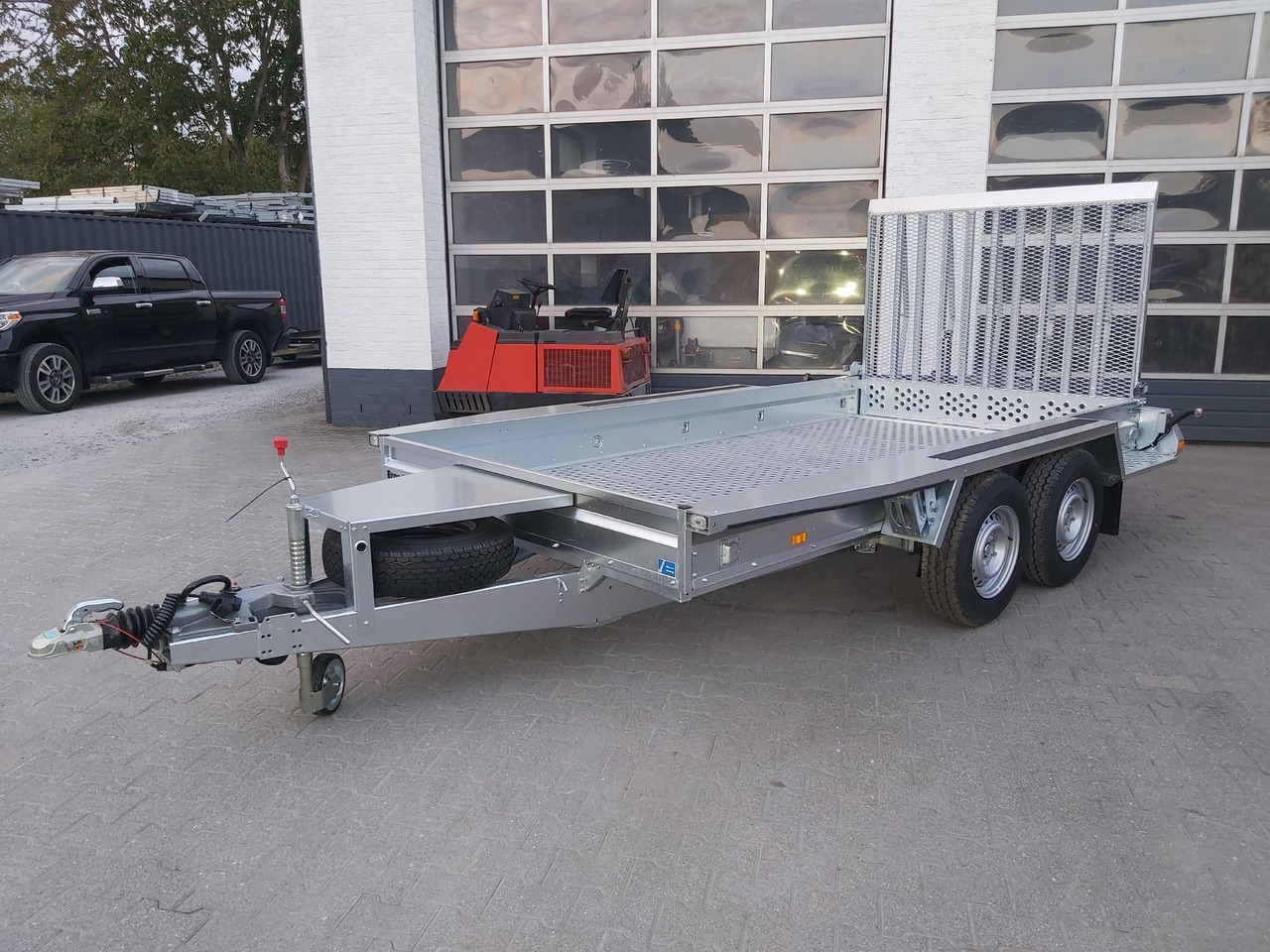Priekaba spec technikai Brenderup MT 3651 MT3600 STB3500s 360x179x27cm Auffahrklappe Lochboden Stahl Reserverad 3500kg: foto 9