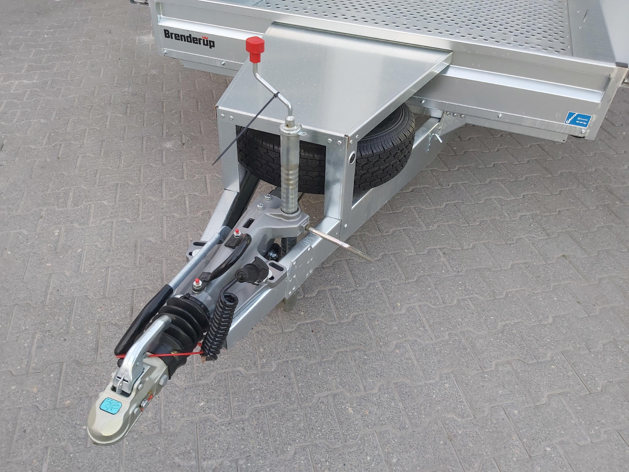 Priekaba spec technikai Brenderup MT 3651 MT3600 STB3500s 360x179x27cm Auffahrklappe Lochboden Stahl Reserverad 3500kg: foto 8