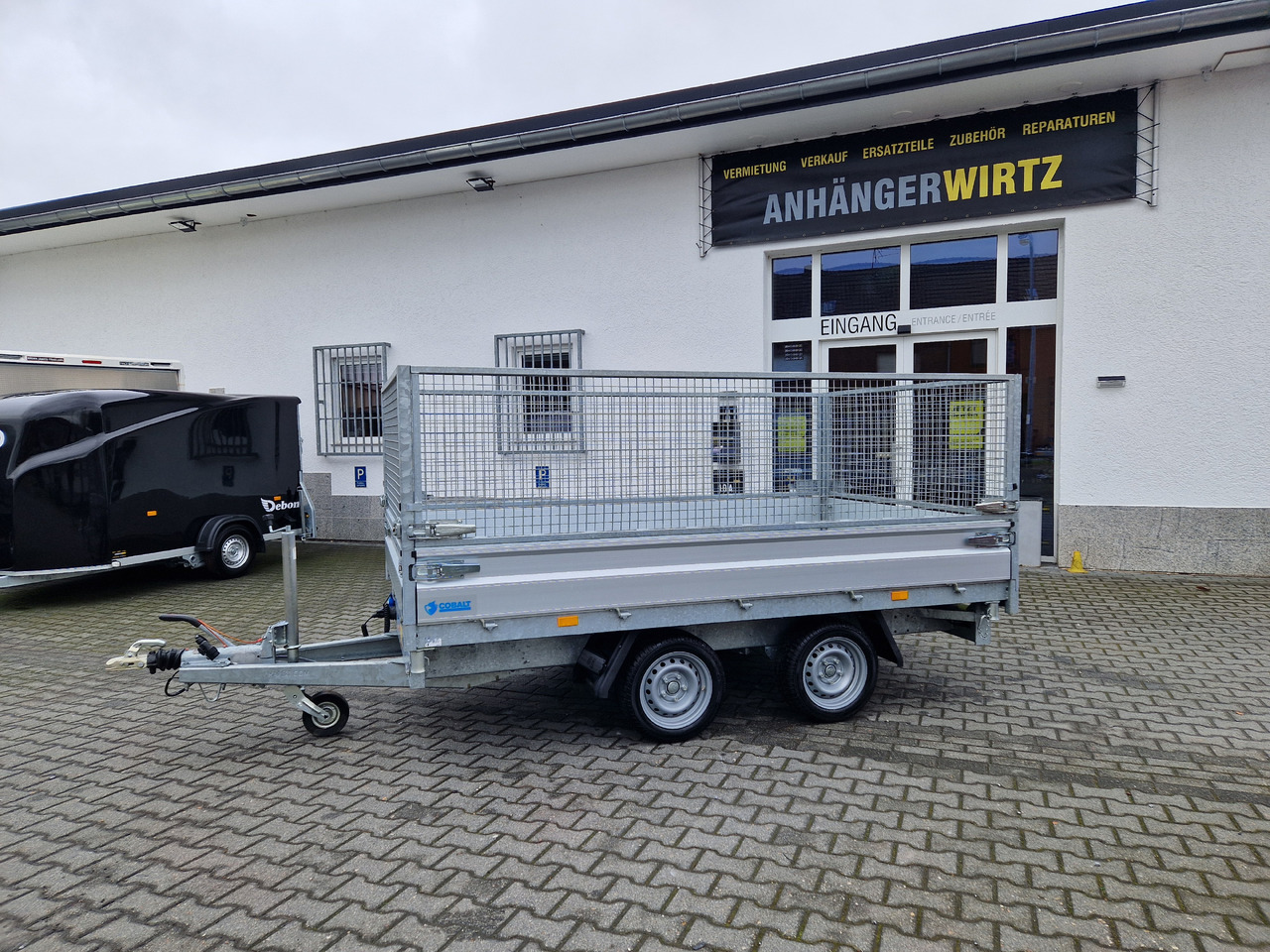 Hapert COBALT HM-2 305x180x30cm Elektro & Laubgitter 2700kg - Savivartis priekaba: foto 3 Hapert COBALT HM-2 305x180x30cm Elektro & Laubgitter 2700kg - Savivartis priekaba: foto 3