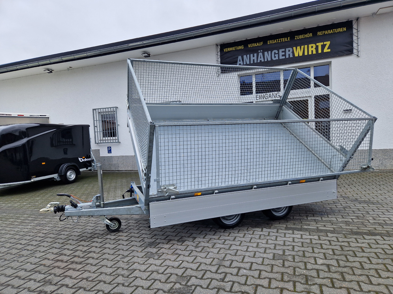 Hapert COBALT HM-2 305x180x30cm Elektro & Laubgitter 2700kg - Savivartis priekaba: foto 5 Hapert COBALT HM-2 305x180x30cm Elektro & Laubgitter 2700kg - Savivartis priekaba: foto 5