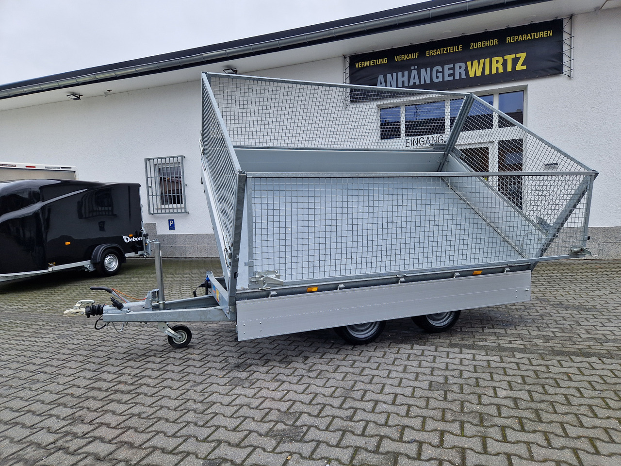 Hapert COBALT HM-2 305x180x30cm Elektro & Laubgitter 2700kg - Savivartis priekaba: foto 1 Hapert COBALT HM-2 305x180x30cm Elektro & Laubgitter 2700kg - Savivartis priekaba: foto 1