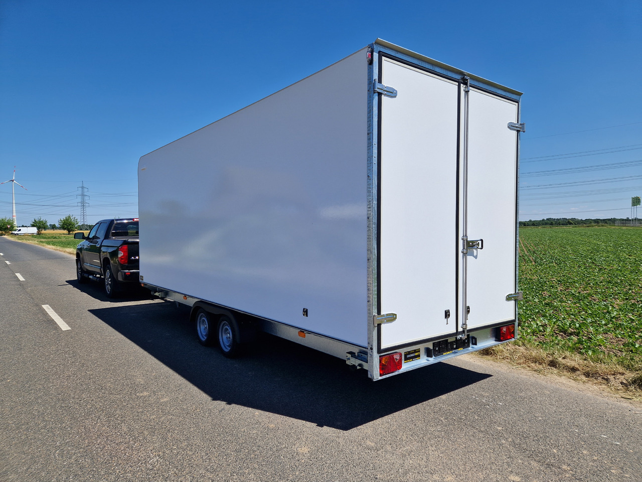 Furgonas priekaba Hochlader Koffer TFSP 600T.00 600x200x220cm extrahoch Seitentür IL (XXXL) 3500kg 100km/H: foto 9