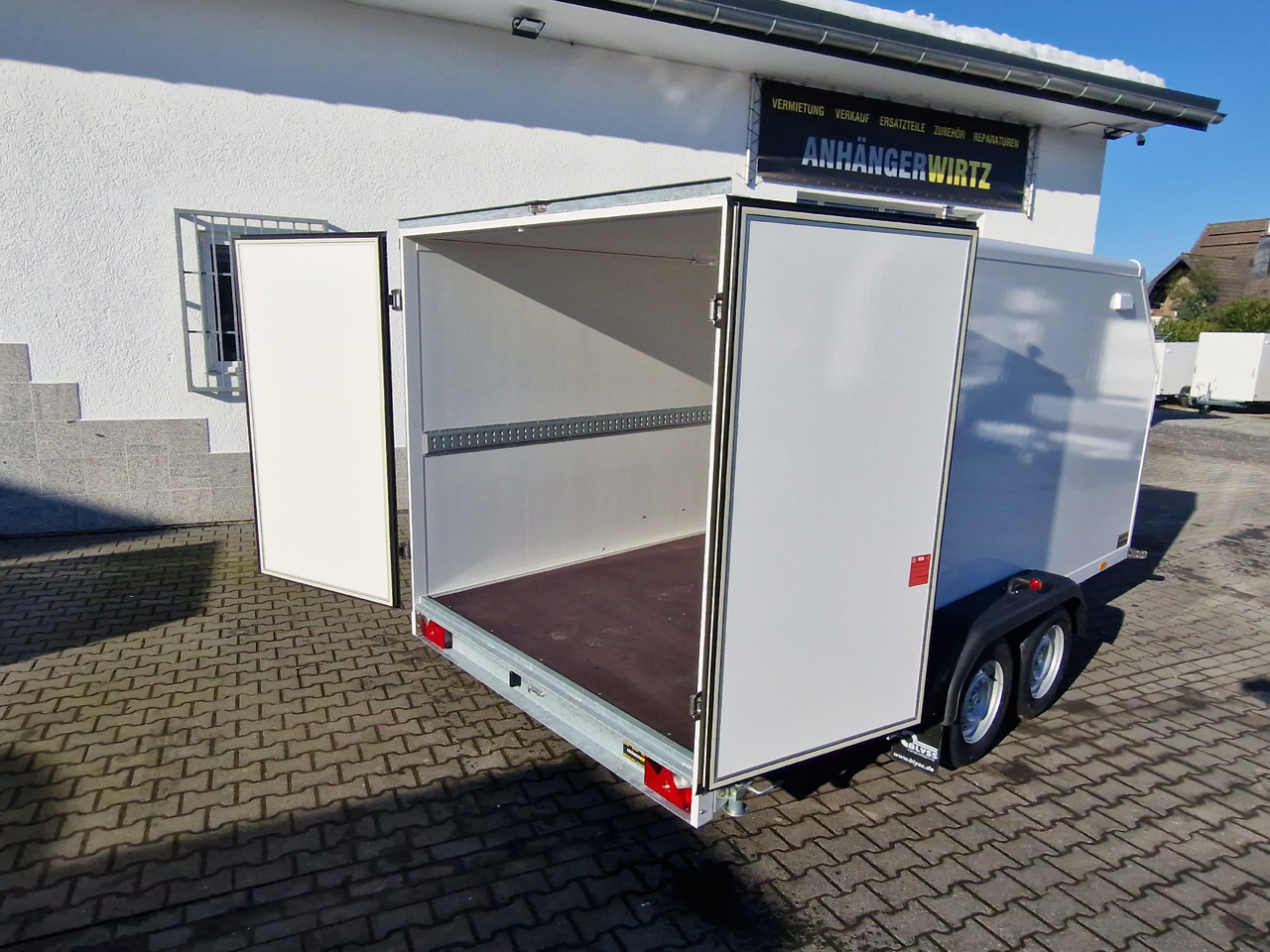 Furgonas priekaba Kargo FS2740/180HTL 405x200x180cm GFK Zurrsystem 100km/H (XL) 2700kg: foto 17