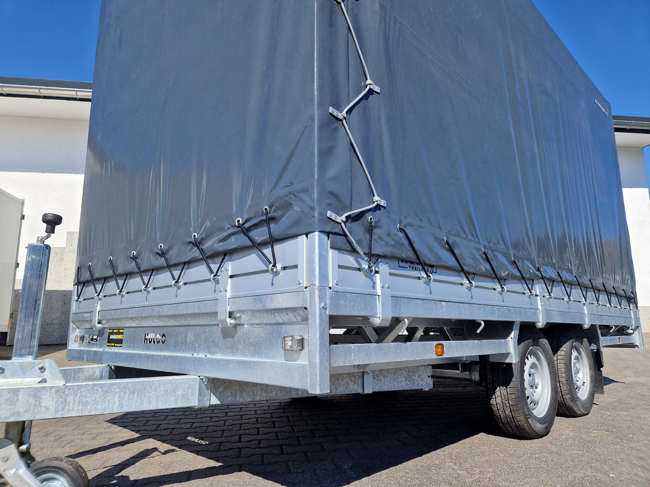 MEDAX - 2 3000 405x203x210cm Hochplane grau 12" niedrig Fahrwerk 3000kg - Tentinė priekaba: foto 3 MEDAX - 2 3000 405x203x210cm Hochplane grau 12" niedrig Fahrwerk 3000kg - Tentinė priekaba: foto 3