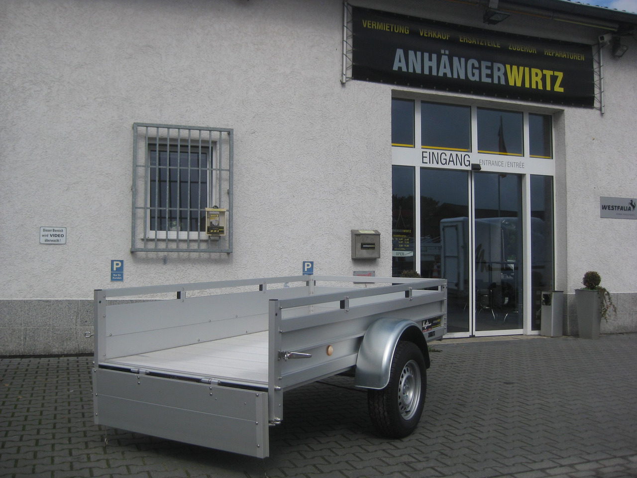 PKW Anhänger Koch Aluline+ 4.13 250x125x44cm ALUBODEN (S) 1300kg 100 km/H Online Abverkauf - Automobilinė priekaba: foto 4 PKW Anhänger Koch Aluline+ 4.13 250x125x44cm ALUBODEN (S) 1300kg 100 km/H Online Abverkauf - Automobilinė priekaba: foto 4