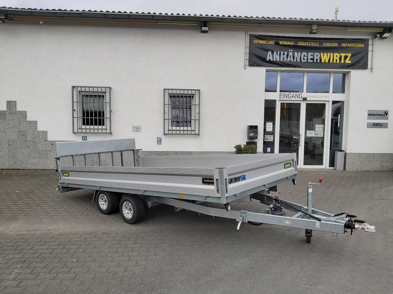 Unsinn Maschinentransporter PKL 3042-10-2040 426x204x350cm easyload Alufelgen 3000kg - Platforminė/ Bortinė priekaba: foto 4 Unsinn Maschinentransporter PKL 3042-10-2040 426x204x350cm easyload Alufelgen 3000kg - Platforminė/ Bortinė priekaba: foto 4