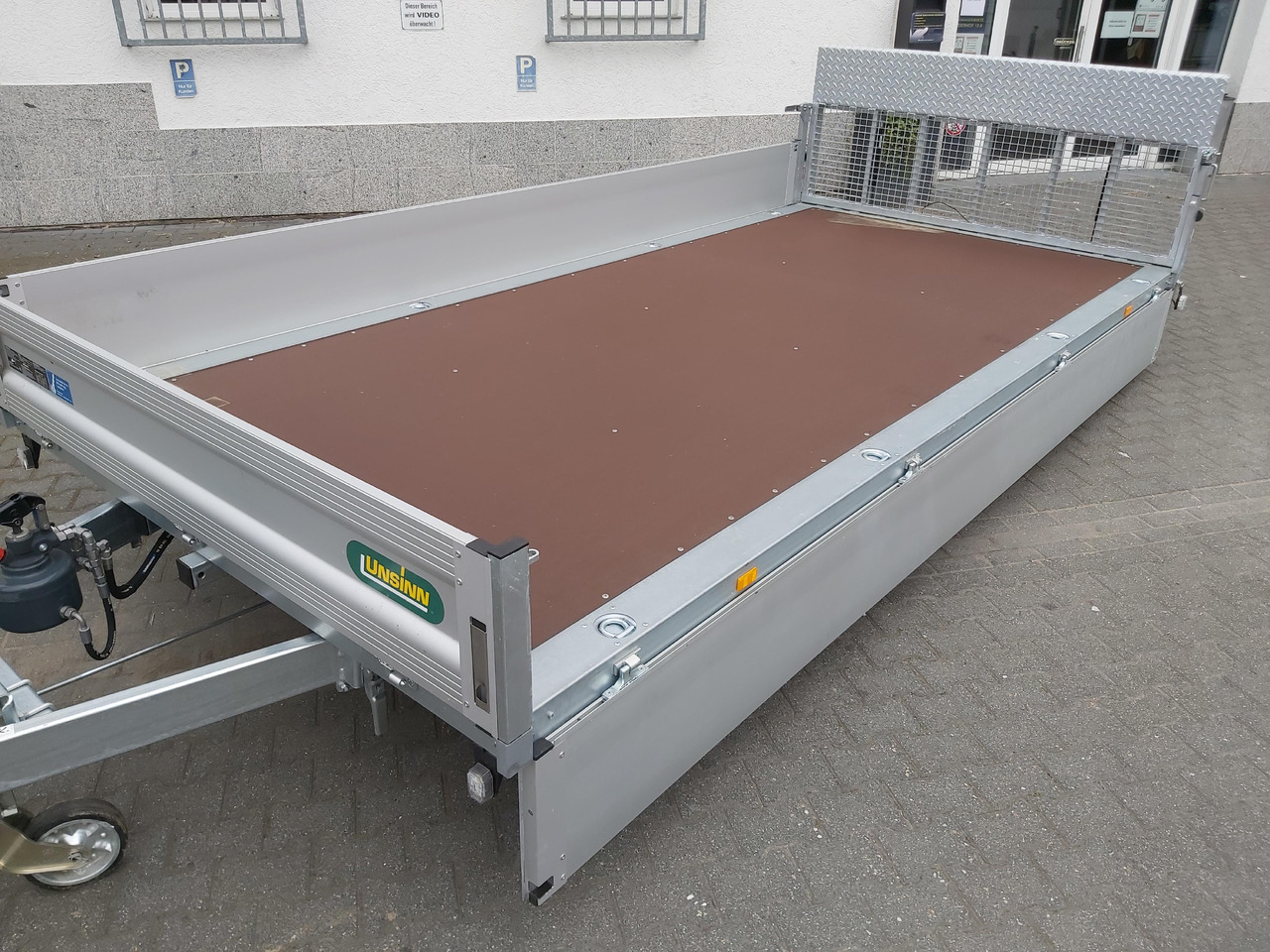 Platforminė/ Bortinė priekaba Unsinn Maschinentransporter PKL 3042-10-2040 426x204x350cm easyload Alufelgen 3000kg: foto 6