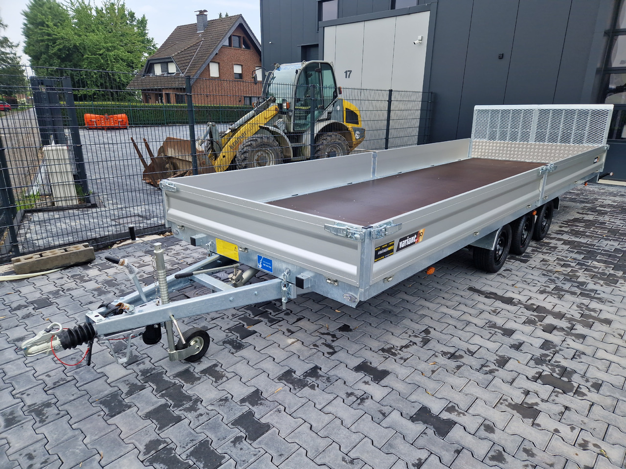 Variant Maschinentransporter 3563 UX Maxi Load 620x210x30cm LED Tridem Parabel black 3500kg - Priekaba spec technikai: foto 1 Variant Maschinentransporter 3563 UX Maxi Load 620x210x30cm LED Tridem Parabel black 3500kg - Priekaba spec technikai: foto 1