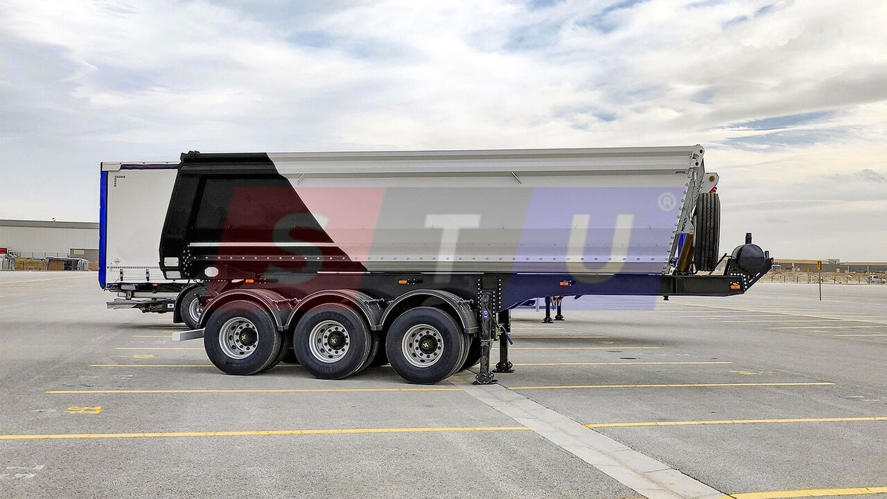 STU 3 AXLE TIPPER TRAILER / 3 ESSİEUX REMORQUE BENNE - Savivartis puspriekabė: foto 4 STU 3 AXLE TIPPER TRAILER / 3 ESSİEUX REMORQUE BENNE - Savivartis puspriekabė: foto 4