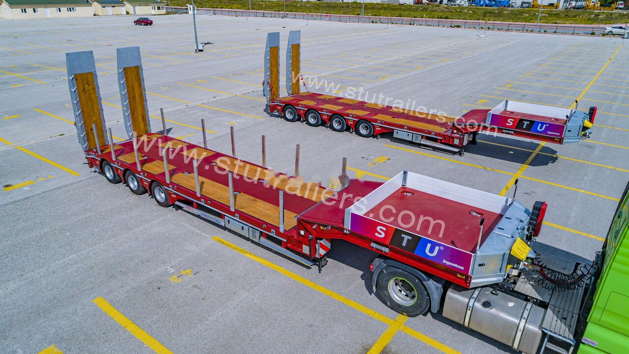 STU 3 Axles Lowbed Trailer - Žemo profilio platforma puspriekabė: foto 2 STU 3 Axles Lowbed Trailer - Žemo profilio platforma puspriekabė: foto 2
